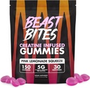 BEAST BITES - Creatine Infuzed Gummies - 5g Creatin Creature Monohidrat per Serving - NSF Certified for Sport - 30 Servings