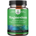 Supliment de complex de magneziu de mare absorbţie - Oxid de magneziu 500 mg cu citrat 500 mg pentru suport de somn şi dispoziţie - Citrat pur per servire pentru stomac muscular şi digestia