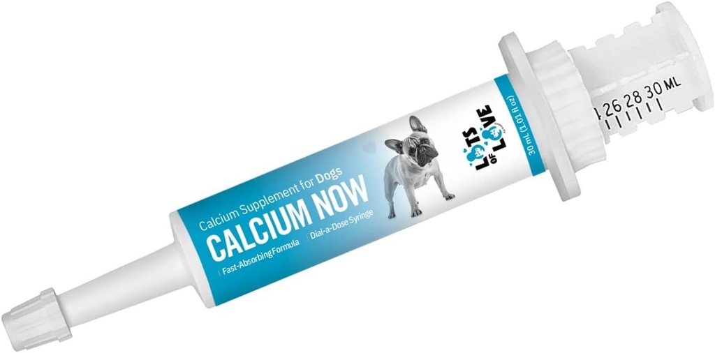 Calciu acum - Calciu oral pentru câini Whelping (30 ml) - Dog & Cat supliment de calciu Paste - Lot de dragoste