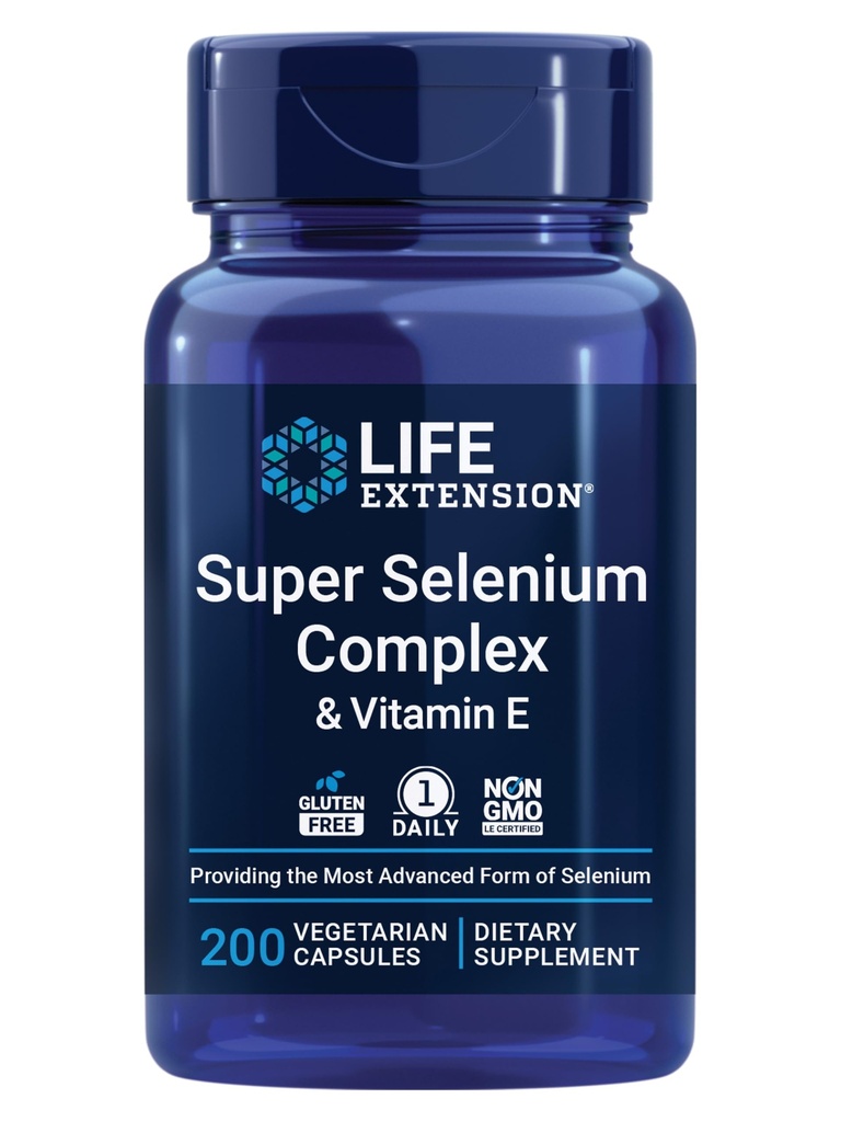 Extensie de viață Super Seleniu Complex, 200 mcg 