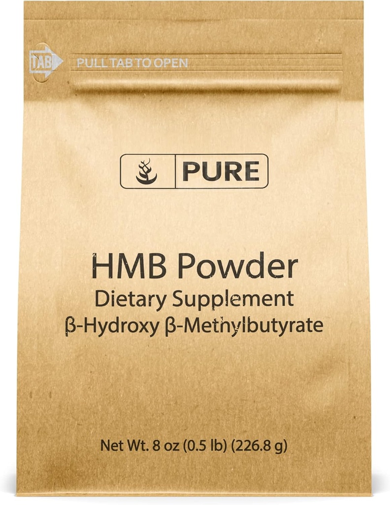 Pure Original Ingredients HMB (8oz) Non-GMO, Gluten-Free, Lab-Verified