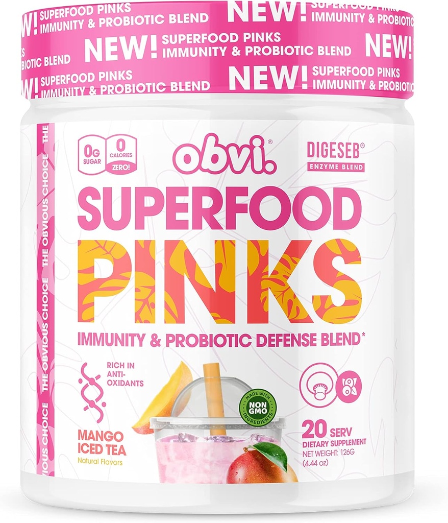 Obvi Superfoods Pinks Probiotic Blend 