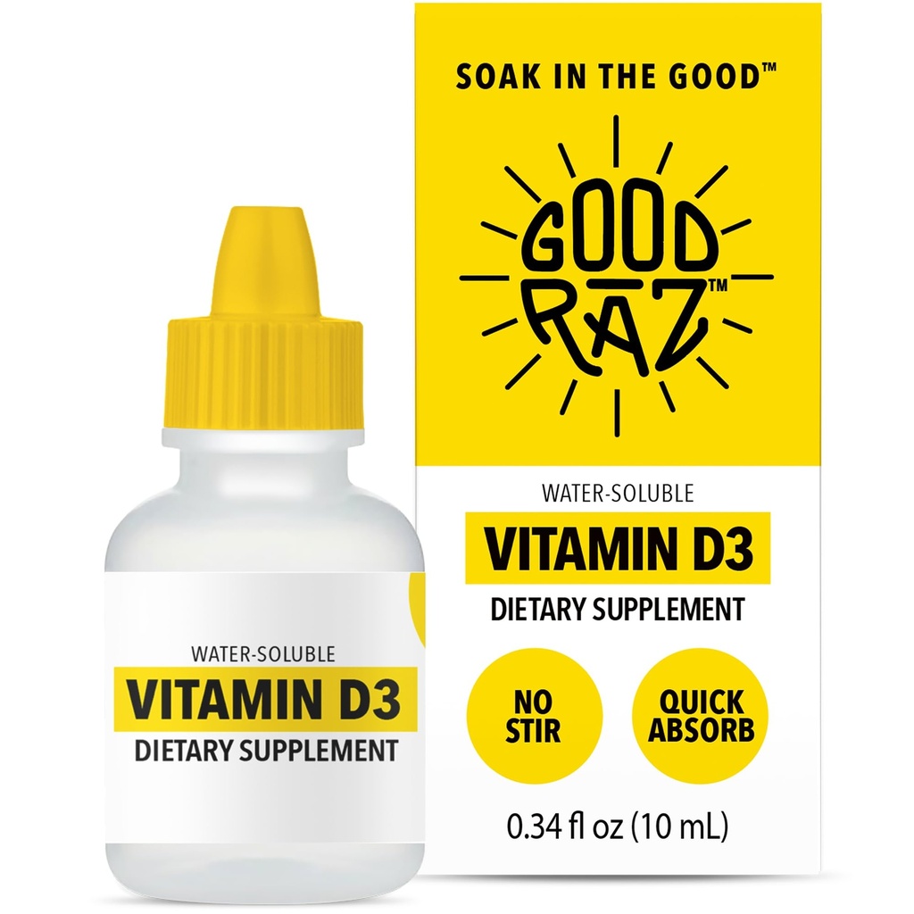 Vitamina D3 picături pentru adulți 4-Lonth Supply 