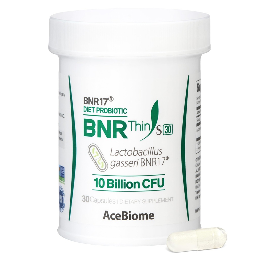 BNRThin S30, Lactobacillus Gasseri BNR17, 10 miliarde CFU Garantat, 30Capsules