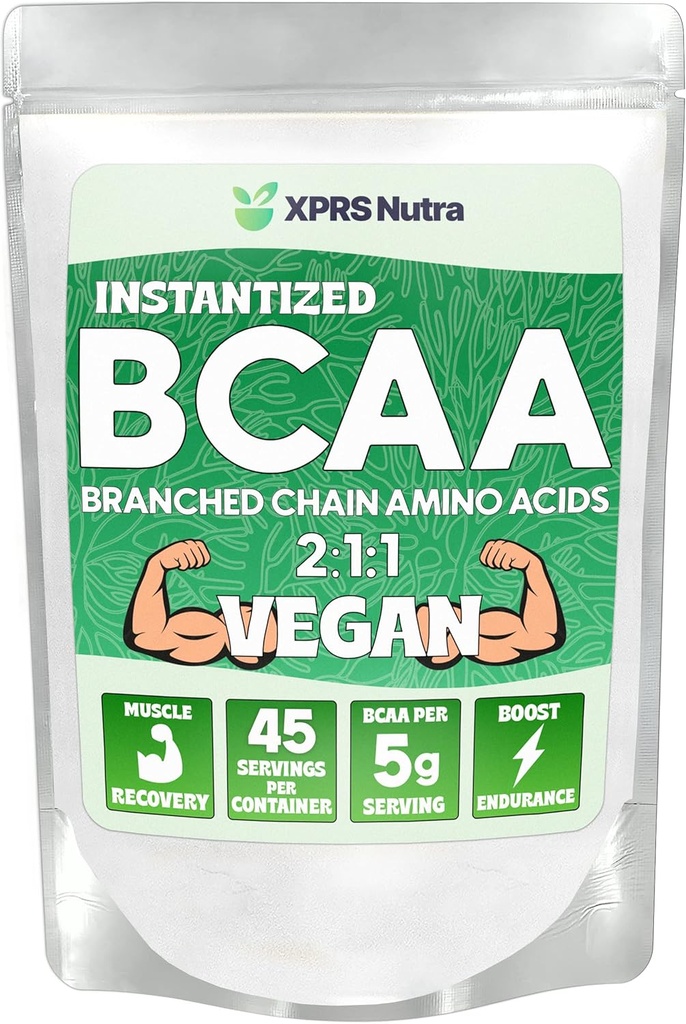 XPRS Nutra BCAA pulbere - Aminoacidi Supliment pentru bărbaţi - Nearomate BCAA Suplimente de antrenament - Suplimente de gimnastică pentru bărbaţi - Aminoacidi Suplimentul pentru femei pentru gimnastică post antrenament recuperare (8 Ounce)