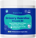 Gardian urinar pentru câini și pisici - Suporturi rinichi, Oboseală suprarenală, vezică urinară, Urethers, Urethra, Vegan Bacon Flavor (117g) (Vitamina B5)