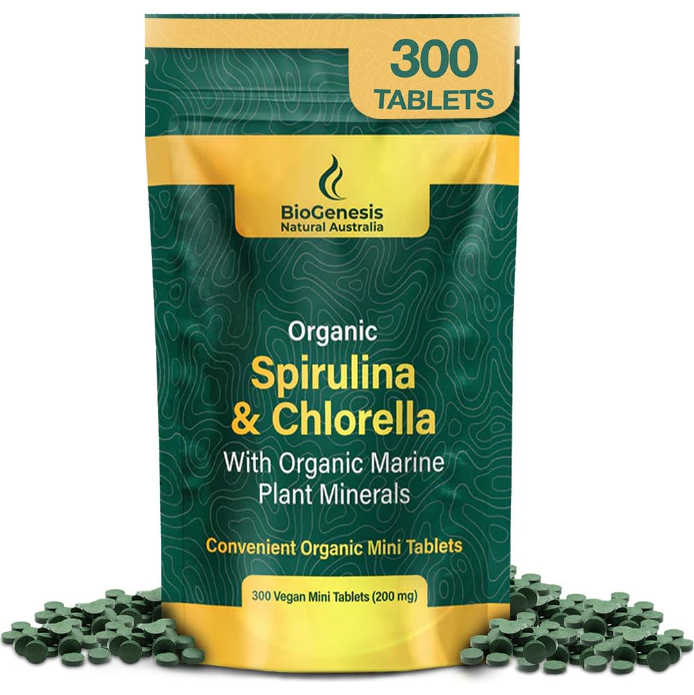 Biogenesis Organic Spirulina, Chlorella & Marine Plant Minerale 