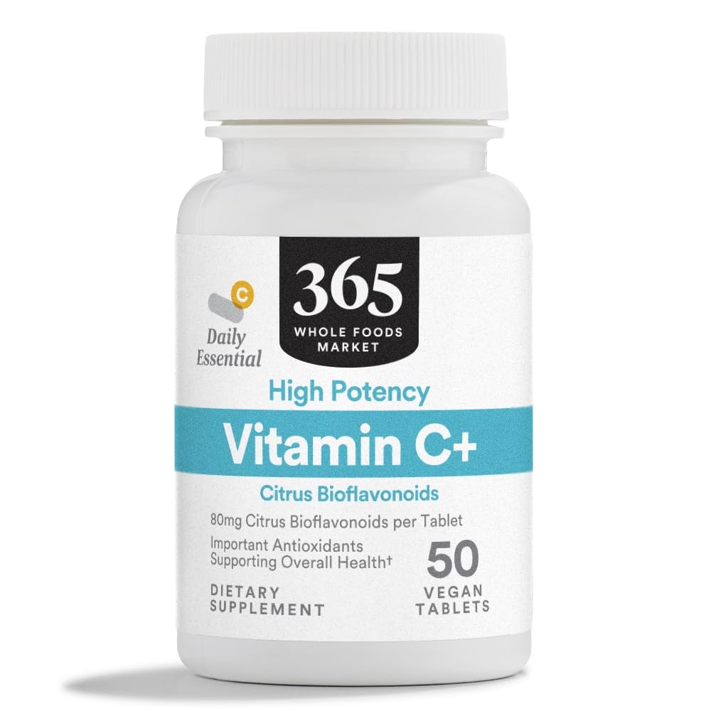 365 de Whole Foods Market, Vitamina C Complex de mare potenta, 50 tablete