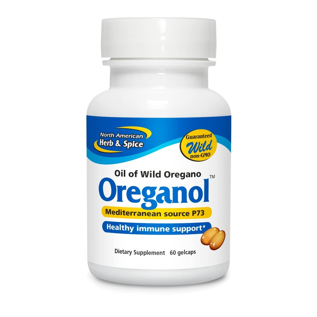Nord-american Herb and Spice, Oreganol P73 Gel-Capsules, 60-conte