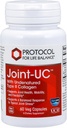 PROTOCOL FOR LIFE BALANCE Joint-UC with Undenatured Type II Collagen- Calcium & 70+ Trace Minerals - Immune Support Supplement - Non-GMO & Dairy Free - 60 Veg Caps