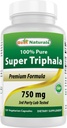 Cele mai bune Naturale Triphala 750 mg 120 Vcaps