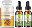 L-Ergothioneină Capsule complexe de ciuperci & TMG (Trimethylglicine) Picături lichide