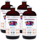 LIQUIDHEALTH Optimum Suport comun Multivitamine lichide cu Glucosamină, Chondroitin, MSM, Acid hialuronic - Creșterea mobilității, Confort comun, pentru Runners & Athletes - Made in USA, Vegan (4 Pack)