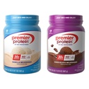Bundle of Premier Proteine 100% Whey Powder Tubs, Chocolate Milkshake + Vanilla Milkshake