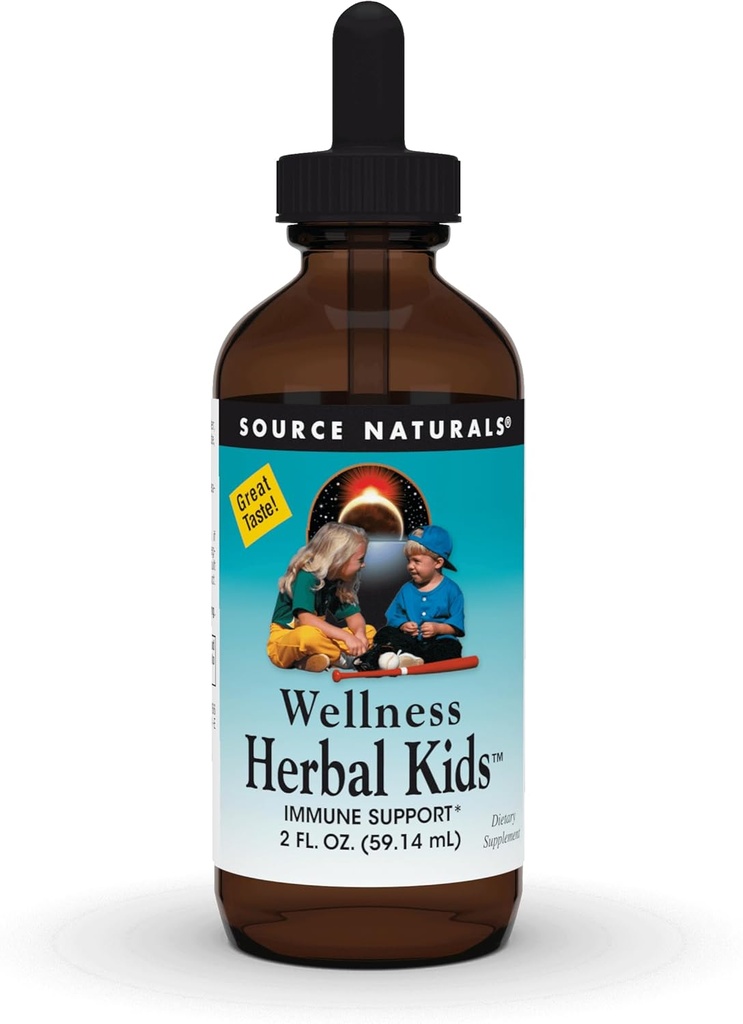 Sursa Naturals Wellness Herbal Kids, for Immune System Support* - 2 Fluid oz