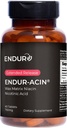 Produse de anduranţă ENDUR-ACIN, Niacina de eliberare extinsă pentru absorbţie optimă şi culoare Niacină fără culoare, Suplimente Premium Vitamina B3 Niacin, 750 mg, 60 comprimate