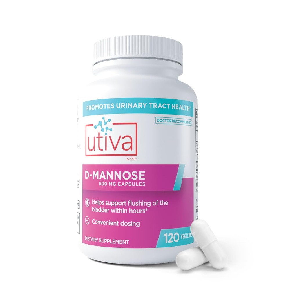 Szio+ Utiva D- Mannose capsule 500mg 