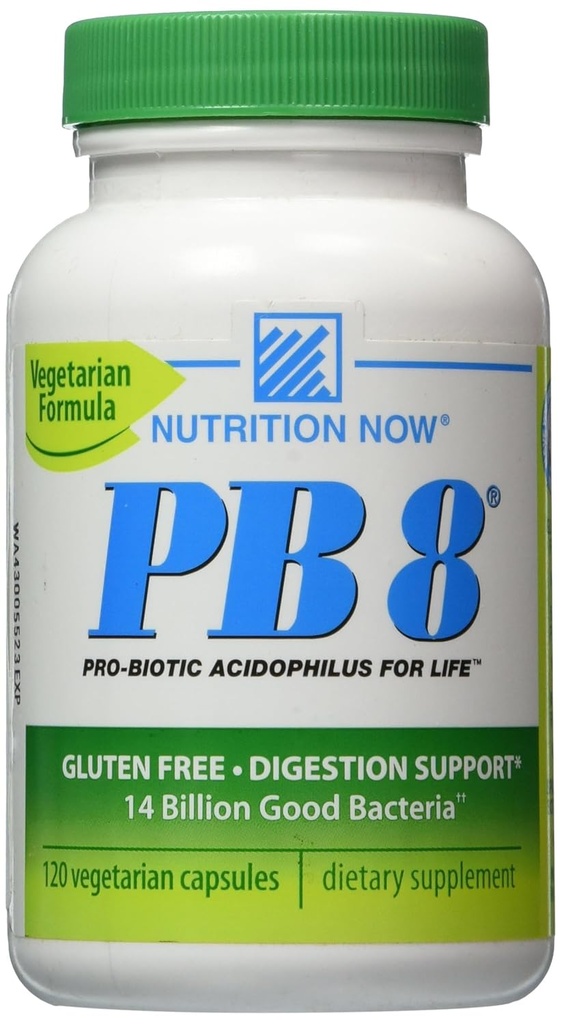 Acum PB 8 Capsulele de acidophilus pro-biotic, vegetarian, 120-conte Sticle 60 Servings