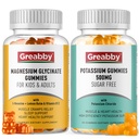 Gume de magneziu de potasiu, Clorura de potasiu 500mg, Glicinat de magneziu 300mg, Suplimente minerale pentru familie