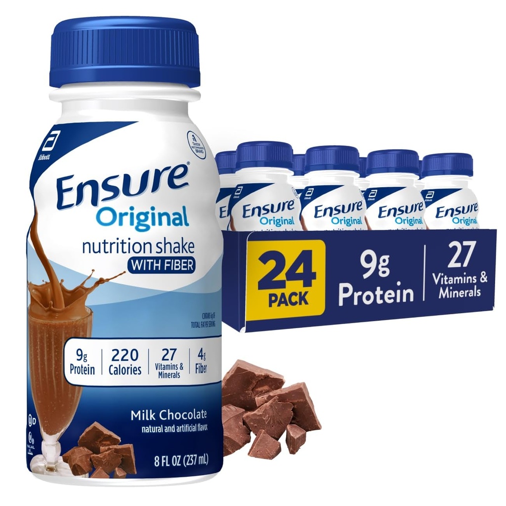 Asiguraţi-vă original ciocolata lapte Shake nutriţie cu fibre 