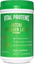 Proteine vitale Matcha Lattes, Matcha Green Tea Colagen Latte Powder, L-Theanine & Cafeina & MCTs - Suportarea par sanatos, piele, unghii - Original