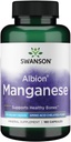 Swanson Albion Glucinat de mangan Chelated 40 Milligrams 180 Capsule