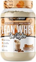Musclesport Lean Whey RevolutionTM Proteine pulbere - Whey Proteine Izolate - Calorie scăzut, Carb scăzut, Fat scăzut, Incredibile arome - 25g Proteine pe Scoop (2LB, nucă de cocos Caramel)