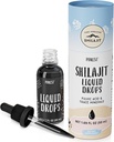 Pure Himalayan Shilajit ® Picături lichide - cea mai pură formă de Shilajit, 99,9% Absorbţie pentru suport imunitar, energie Boost, Anti-Aging - Natural Trace Minerale & Acid fulvin (50ml)