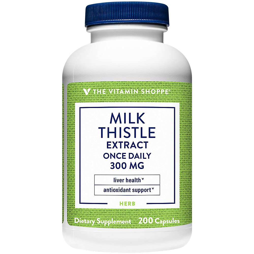 Extractul de Thistle de vitamina Shoppe Milk 300 MG (200 capsule)