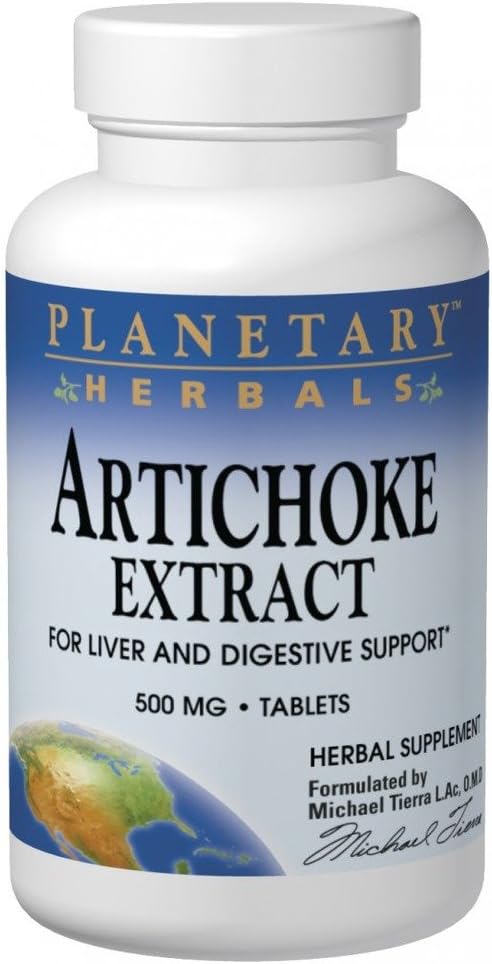 Plante planetare Extract de anghinare 500mg, 120 comprimate