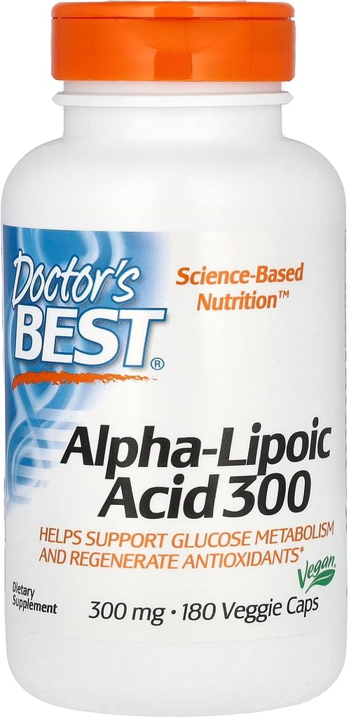 Cel mai bun acid alfa lipoic 300-180 - VegCap