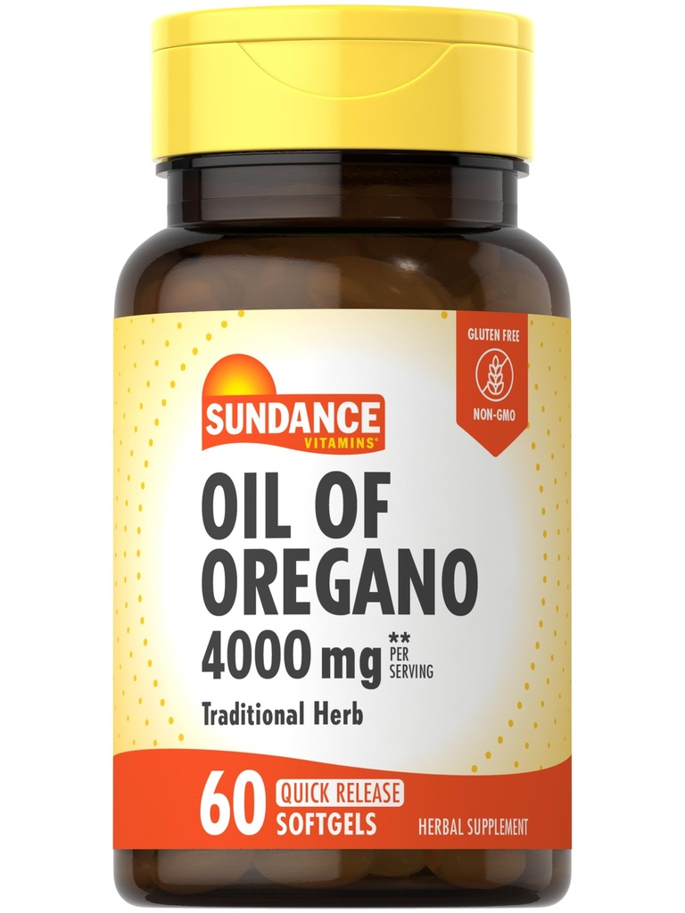 Ulei de Sundance de Oregano 4000mg Softgels 