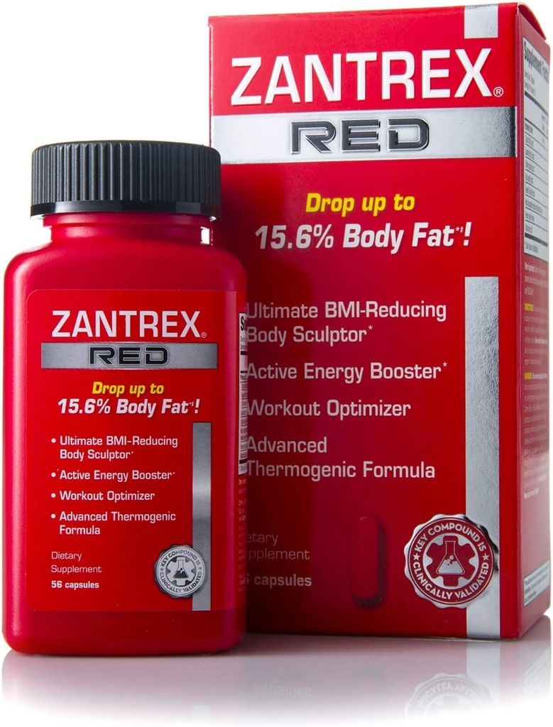 Zantrex Red Fat Burner & Active Energetic Booster Supliment 