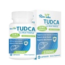 2200MG TUDCA Supliment cu lapte Thistle 12-in-1 Formula de suport hepatic, Sare Bile Supliment pentru ficat Cleanse & Detox, Bile Flow & Gallbladder Suport 60 capsule