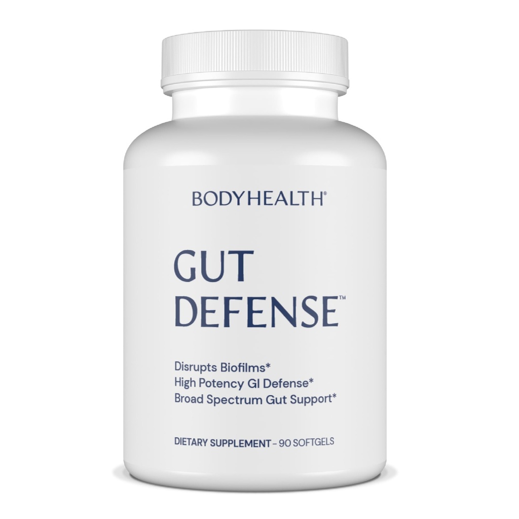 BodyHealth Gut Defense cu Amino Perfect, Suport Sanatate Gut pentru Femei si Barbati, Supliment de sprijin GI - 90 Softgels