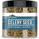Elemente pământene Seminte de telina 200 Capsule, Pure & Nediluat, fără aditivi
