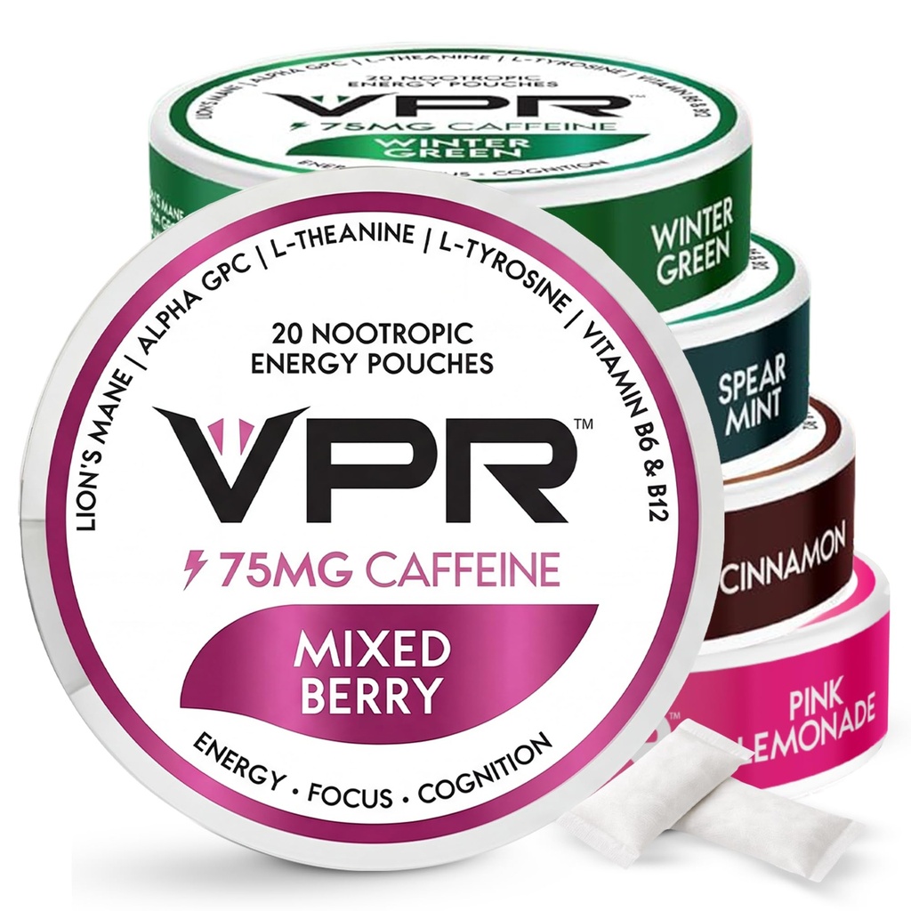 VPR 75mg Cafeină Nootropic Poches 