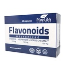 Flavonoids 60 zile Suport Circulaţie sănătoasă, Vene, Capillarii şi Limfatice Drainage- MPFF- Micronized Diosmin 150mg + Hesperidin 150mg + Horse Chestnut150 mg- GMP Certificat, vegan