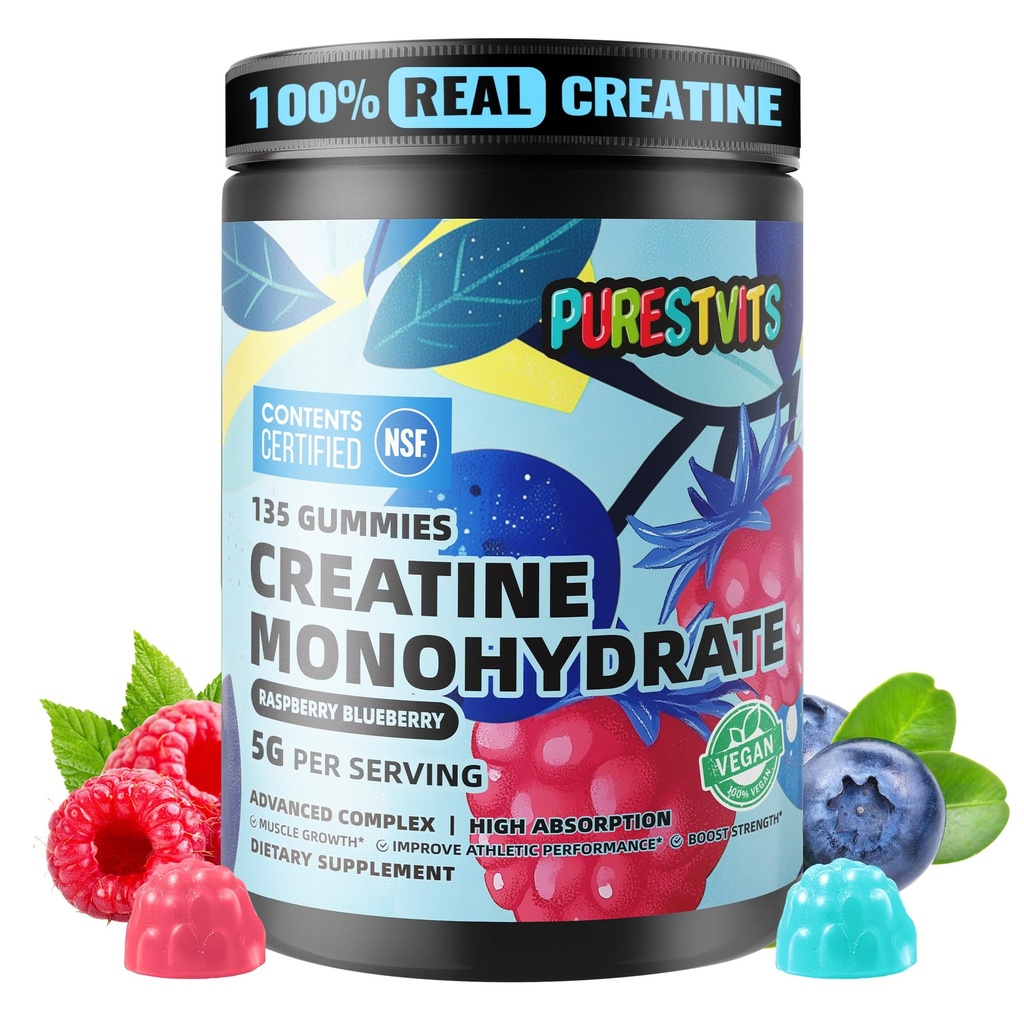 NSF Certified Creatine Gummy 5g - Creatine Monohidrat Gummies 