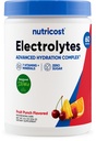 Nutricost Electrolit Complex Powder (60 Servings, Punch de fructe) - Hidratare supliment Drink Mix cu vitamine și minerale