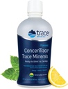 Trace Minerale ConcenTrace - Supliment mineral lichid cu magneziu si vitamina C - Supliment alimentar cu suc alb de struguri si lamaie - Aroma naturala de lamaie, 30 fl oz (30 Serviri)