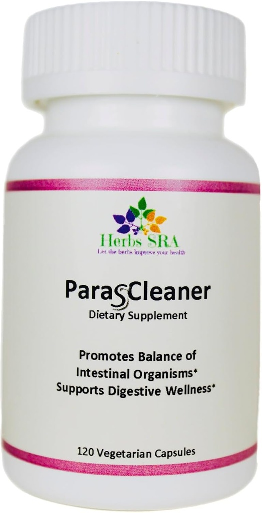 Papaya Seed, Wormwood, Black Walnut, Clove, Neem, Cleanser, Gut Health, Intestinal Detox, 120 Vegetarias Capsule