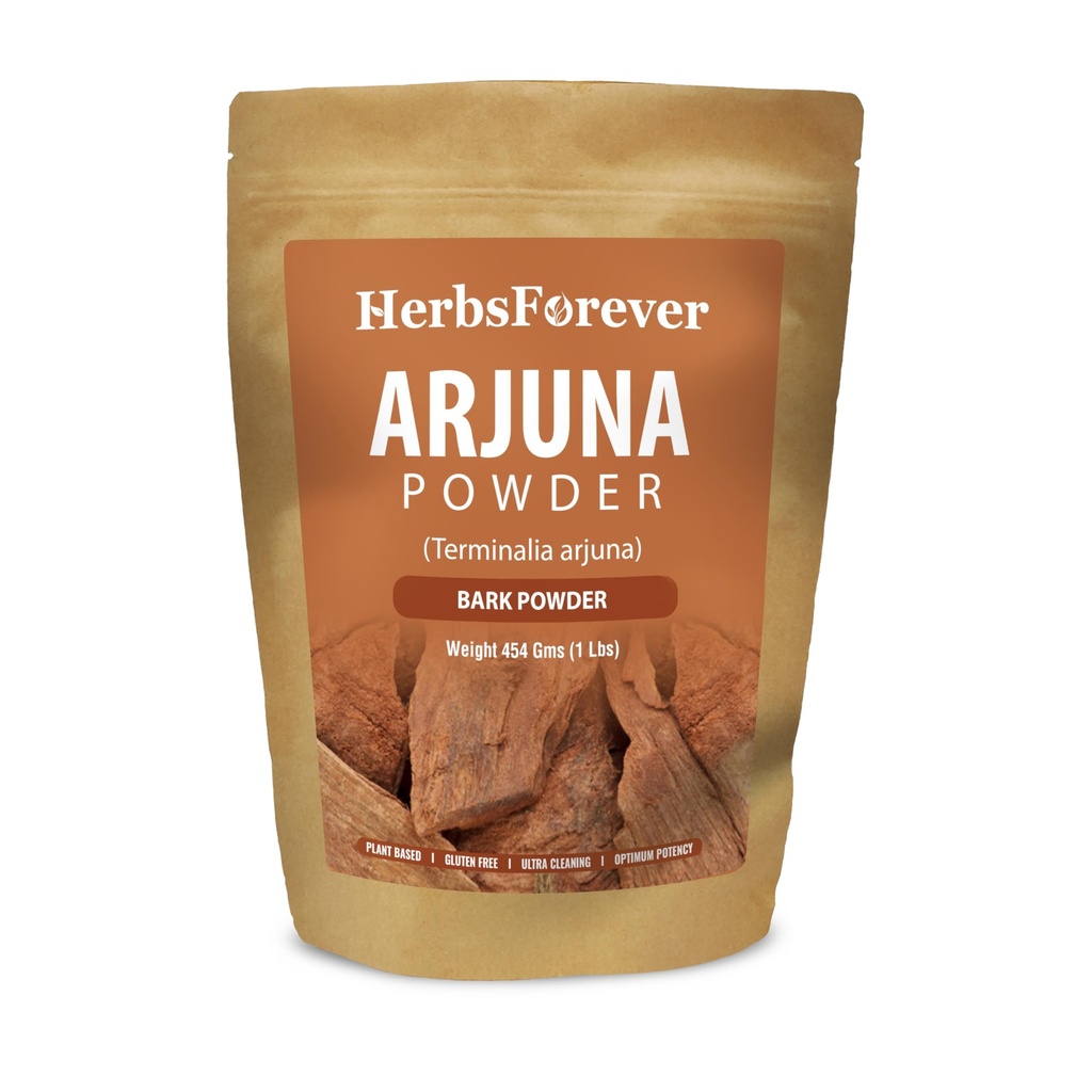 Herbs Forever Arjuna Powder Terminalia Arjuna Non OMG, Vegan 454 GMS