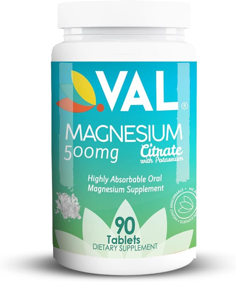 Citrat de magneziu VAL + B6 + Potasiu, 90 comprimate