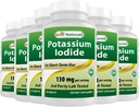 Cele mai bune naturale Iod de potasiu 130 mg per Serving - Supliment alimentar, 90 comprimate (6)