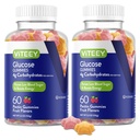 Gume de glucoză Viteey - 4g de Carbohidrați - alternativa de acțiune rapidă la tablete de glucoză - Energie și de sprijin zahăr sânge - Vegan, gluten gratuit, Gelatină gratuit - 120 Conte