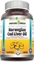 Amazing Omega Norvegian Cod Ulei de ficat (Omega-3, EPA/DHA) Suplimentul 