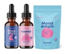 JoySpring SleepBerry Liquid Melatonin, Magneziu Citrate & Glycinate picături, și Mood Saffron Pixie Stick pentru copii