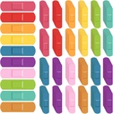 Lounsweer 600 buc Bandaje pentru copii Bandaje impermeabile pentru respirație Bandaje flexibile colorate Bande flexibile Asortate Culori de protecție flexibilă Răni zgârieturi și tăietură ușoară