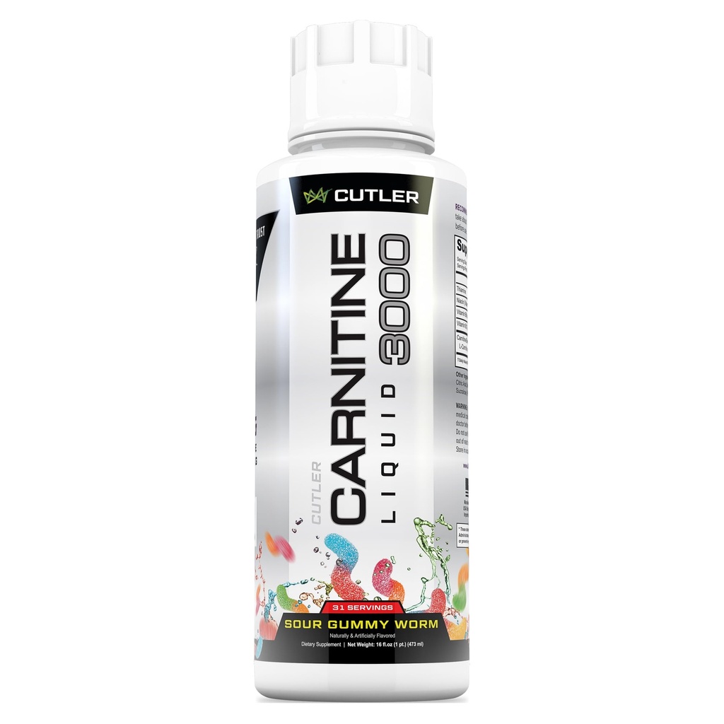 Cutler Nutritie lichid L-Carnitina Fat Burner Supliment cu Acetil L-Carnitina si L-Carnitina Tartrat - Fat Burner Formula pentru Absorbtie Optimala, Energie si Suport Muschial 